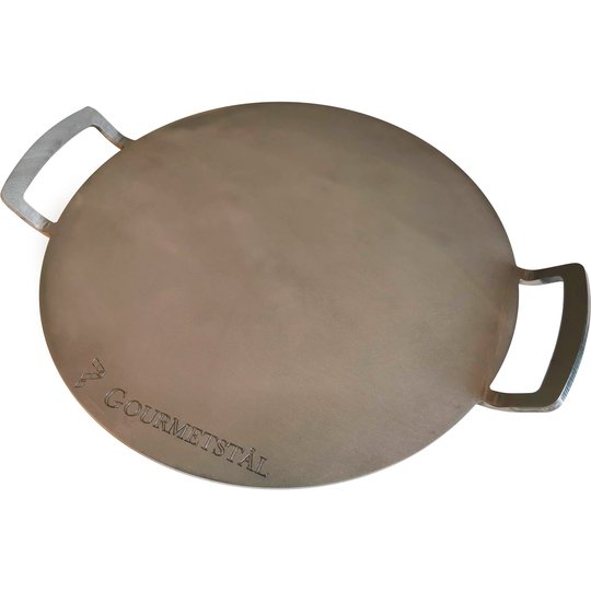 Gourmetstål Runt pizzastål med grepp, 33 cm.