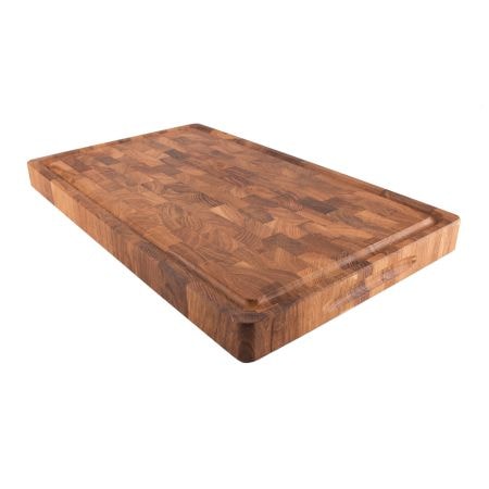 Skärbräda Ek Stavlimmad med Ränna 50x30 cm