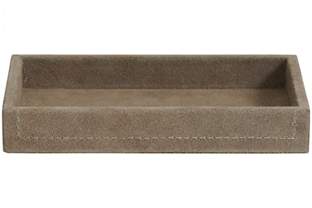 SAMOA Bricka suede läder Grå Small