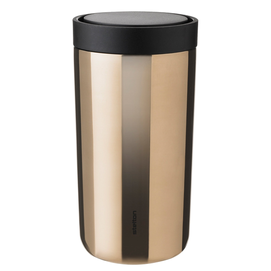 Stelton Click mugg, 0,2 liter, dark gold