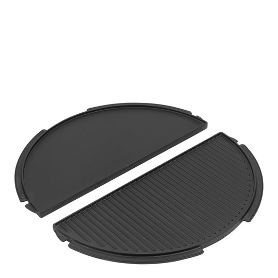 Big Green Egg - Grillplatta Halvmåneformad L