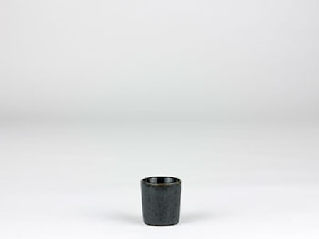 Äggkopp Stengods Svart 5 cm
