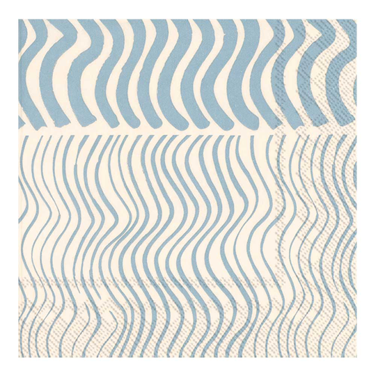 Marimekko - Servett Silklikuikka 33x33 cm beige, blue, off-white