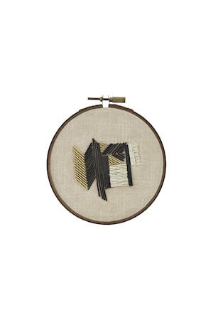 Väggdekoration Ø 20 cm Beige