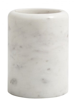 Tandborstmugg Marmor Vit