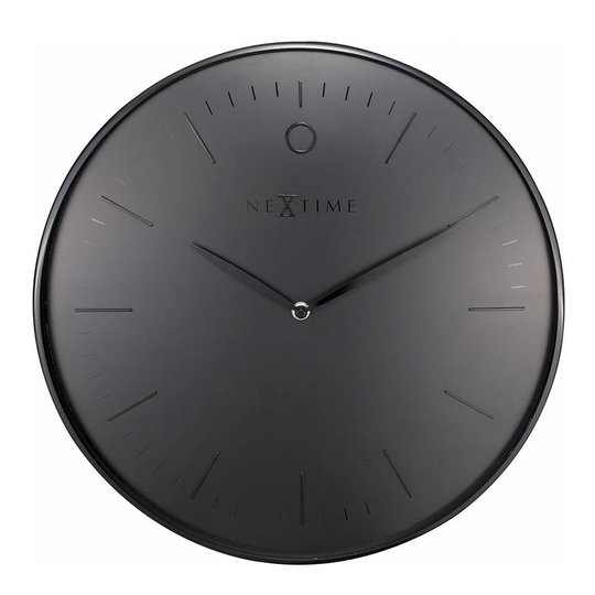 NeXtime - Glamour Väggklocka 40 cm Svart