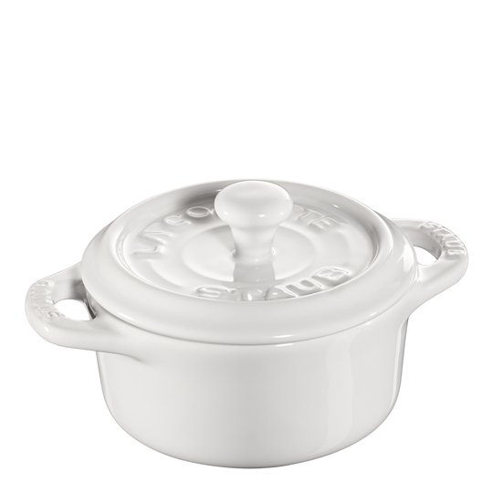 Staub - Minigryta 10 cm Vit