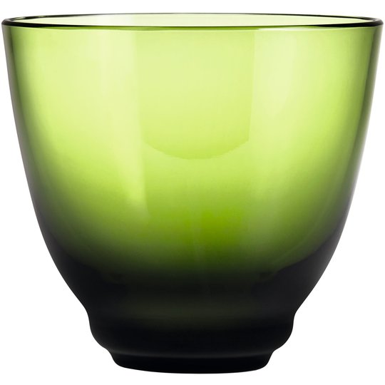 Holmegaard Flow vattenglas 35 cl., olivgrön