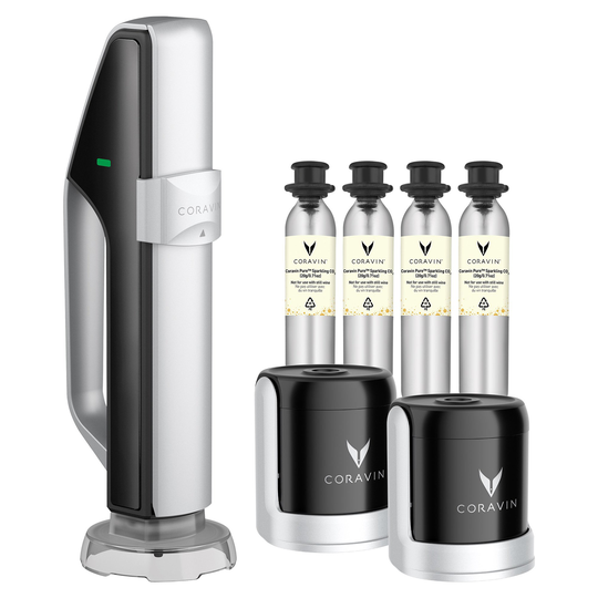 Coravin Sparkling vinsystem, svart/silver