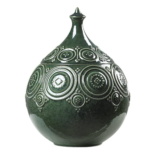 Björn Wiinblad - Symphony Magic Burk 15,5 cm Mörkgrön
