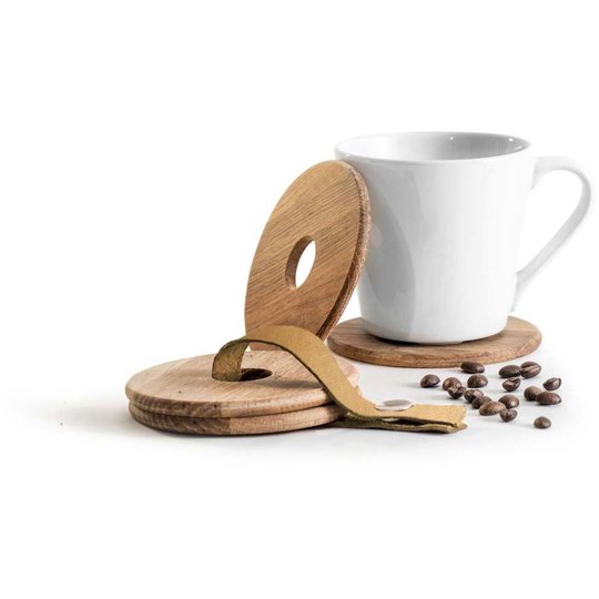 Sagaform Oak Muggunderlägg 4-pack