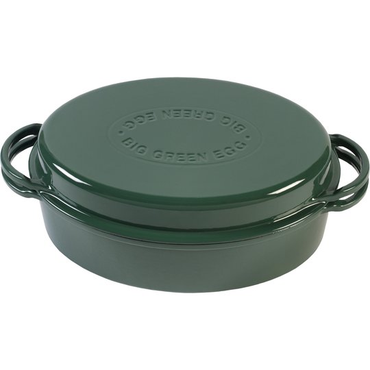 Big Green Egg Emaljerad Gjutjärnsgryta Oval 5,2 l
