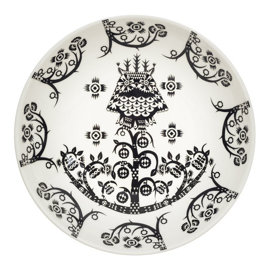 Iittala - Taika Tallrik djup 20 cm Svart