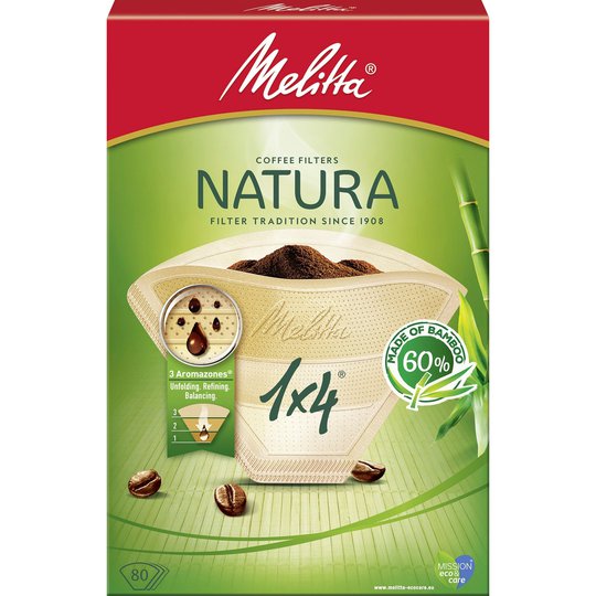 Melitta Kaffefilter 1x4/80 Natura