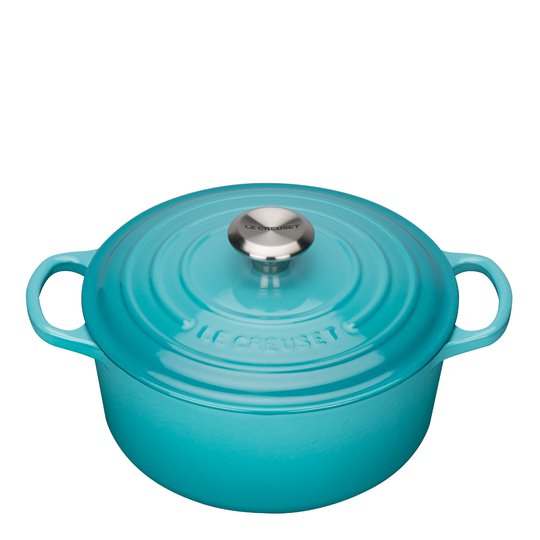 Le Creuset - Signature Gjutjärnsgryta rund 24 cm 4,2 L Caribbean
