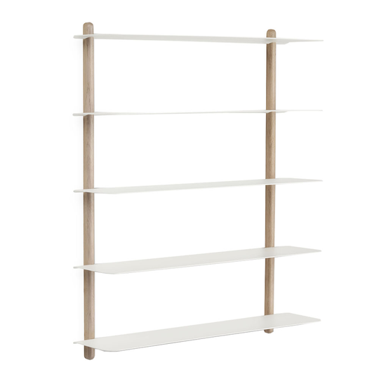 Gejst - Nivo Hylla E 64 cm Ljus ek/Vit