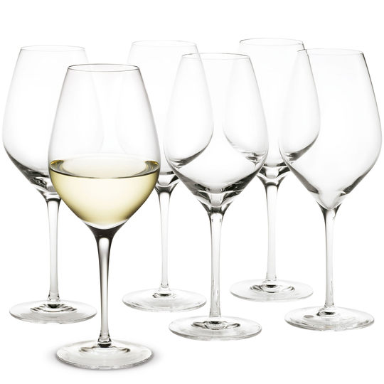 Holmegaard Cabernet Vitvinsglas 36 cl 6 st, Klar