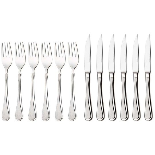 Hardanger Bestikk Carina Biffsett 6 personer