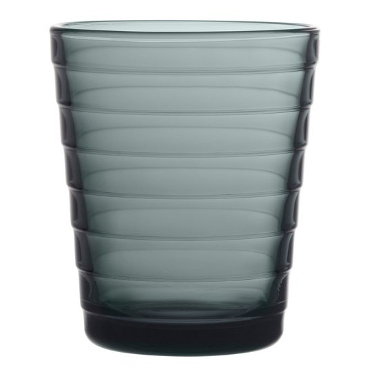 Iittala Aino Aalto Glas 22 cl 2 st. mörkgrå
