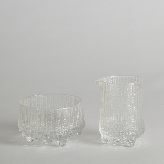 Iittala - Sockerskål och Gräddsnipa "Ultima Thule"