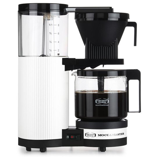 Moccamaster Kaffebryggare CDAO Vit Metallic