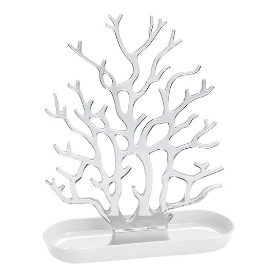 Koziol - Cora Smyckesträd Crystal Clear/Cotton White