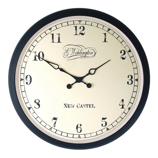 NeXtime - Aaltje Väggklocka 35 cm Svart