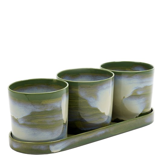 Serax - Serax Terres de Rêves Örtkruka/Fat Keramik 12 cm 3-pack