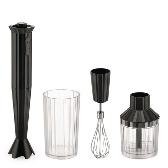 Alessi - Plissé Stavmixer set Svart