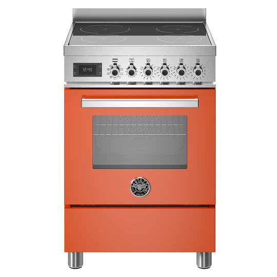 Bertazzoni PRO64I1EART Professional induktionsspis med singelugn, 60 cm, orange