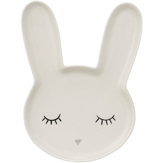 Bloomingville Mini Smilla Tallrik, Vit Kanin Liten