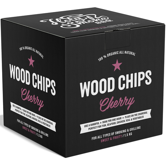 Holy Smoke BBQ Smoke Wood Chips, 1,5 kg, körsbär