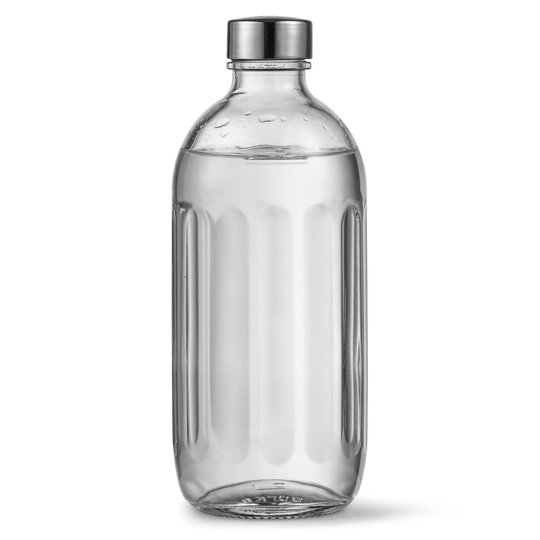 Aarke Glasflaska, polished steel