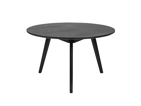 Yumi Soffbord Runt Svartbetsad Ask 90 cm