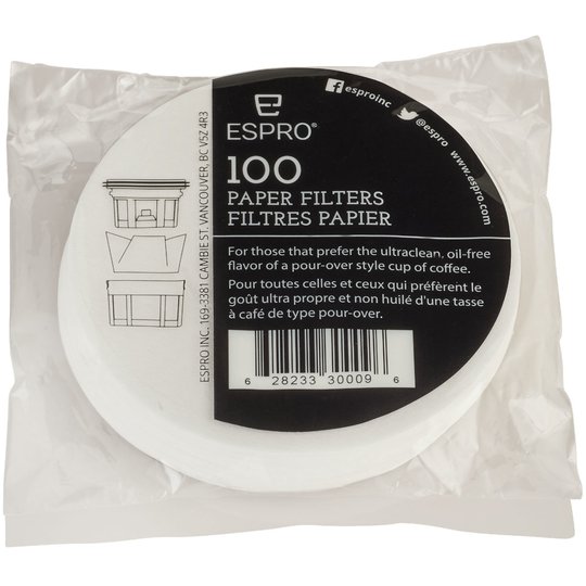 Espro 100 stk. pappersfilter till 0,25 liter