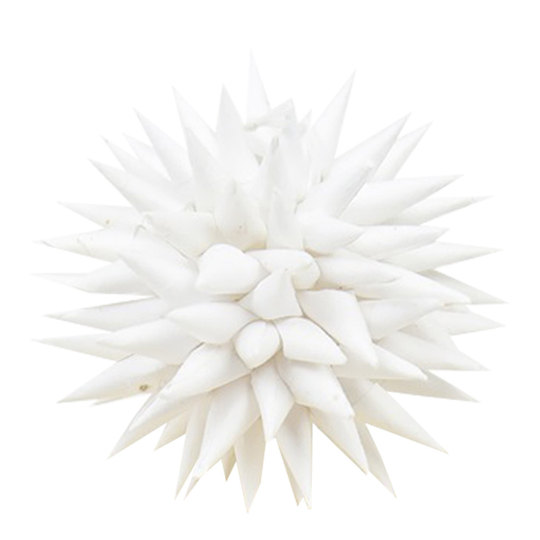 Afroart - Kotte Julhänge 8 cm Vit