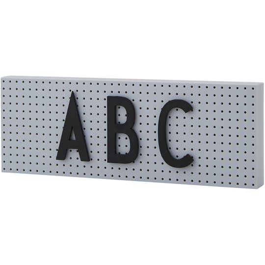 Design Letters The Sign Message Board Liten, Grå