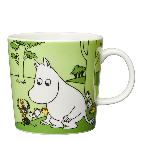 Arabia - Mumin Mugg Mumintrollet Gräsgrön