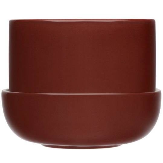 Iittala Nappula Kruka Med Fat 170x130 mm, Brun