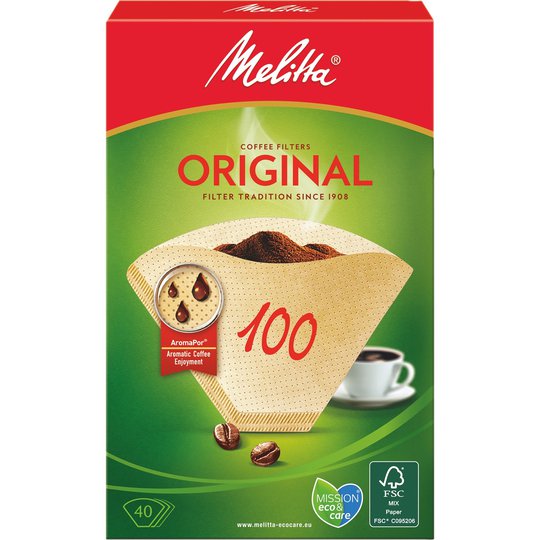 Melitta Kaffefilter 100/40