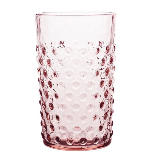 Klimchi - Hobnail Glas 20 cl Rosaline