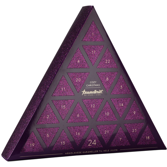 Karamelleriet 2021 Cozy Christmas julkalender lila