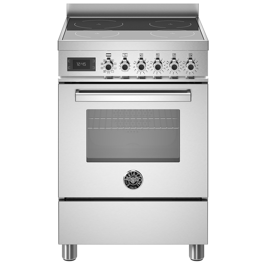 Bertazzoni PRO64I1EXT Professional induktionsspis med singelugn, 60 cm, rostfritt stål