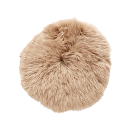 Stolsdyna 38 cm - Ljusbrun