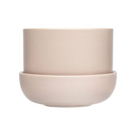 Nappula kruka med fat 170x130 mm beige
