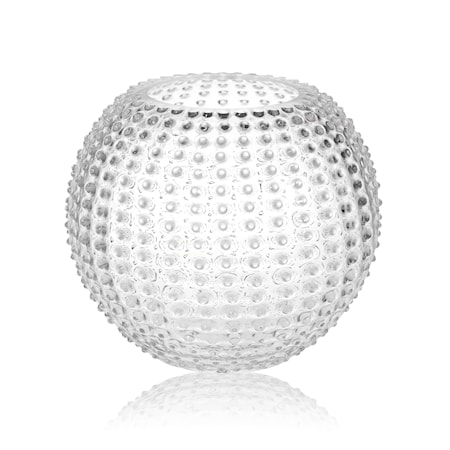 Hobnail Globe Vas 24 cm Crystal