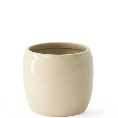 Kruka Glaserad Beige 22,5x21 cm