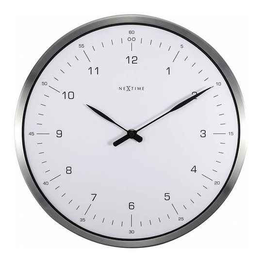 NeXtime - 60 Minutes Väggklocka 33 cm Vit