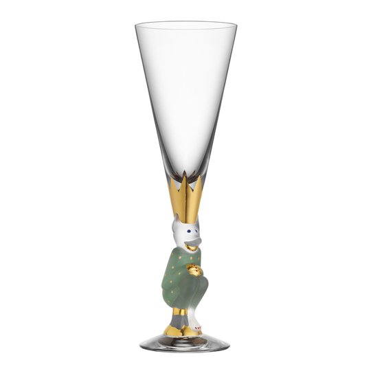 Orrefors - Nobel Champagnedjävul 19 cl Grön