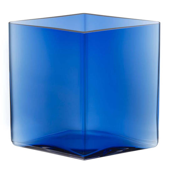 Iittala - Ruutu Vas 20,5x18 cm Utramarin Blå